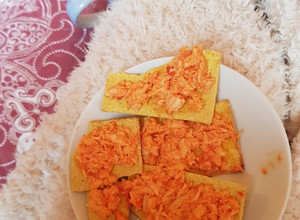 Una foto de Ave pimentón y mayo vegetal