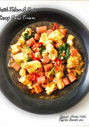 Foto resep Putih Telur & Sosis kecap Saos Tiram