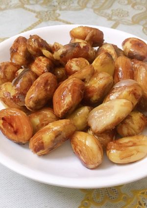 Hình của món Hột mít ngào đường phèn.