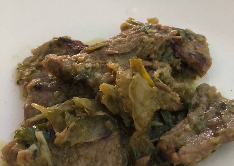 Resep: Dendeng Batokok Lado Ijau Ekonomis Untuk Dijual