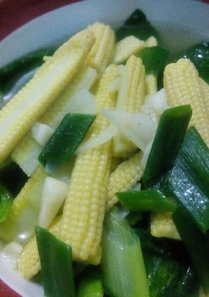 Foto resep Cah Keciwis Jagung Semi