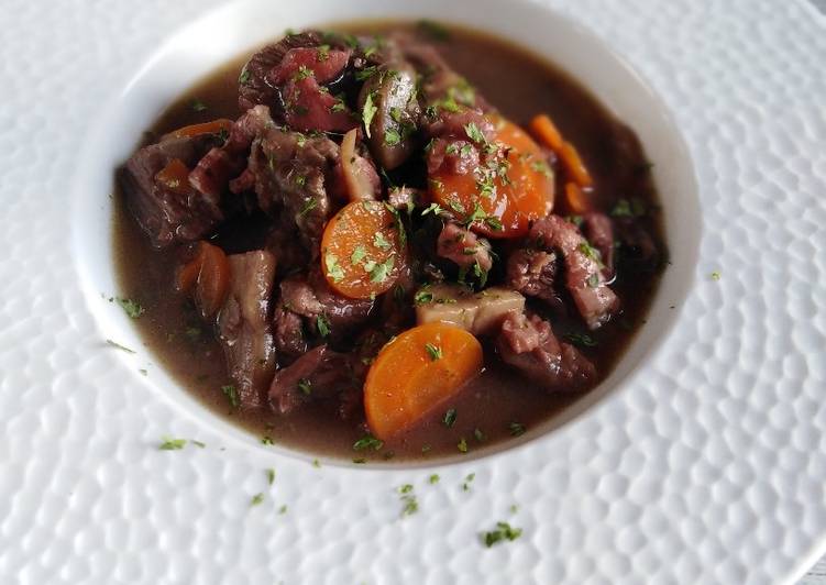 Comment Servir Bourguignon au cookeo