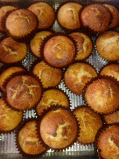 Una foto de Muffins de Banana y coco