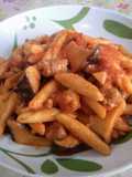 Strozzapreti with Mushrooms and Sausage