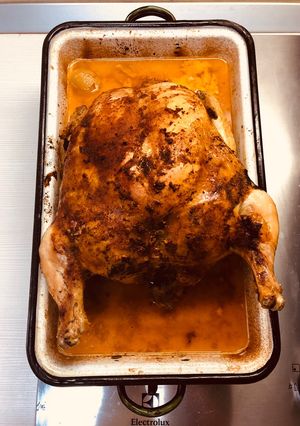 Mamám töltött tyúkja recept fotója