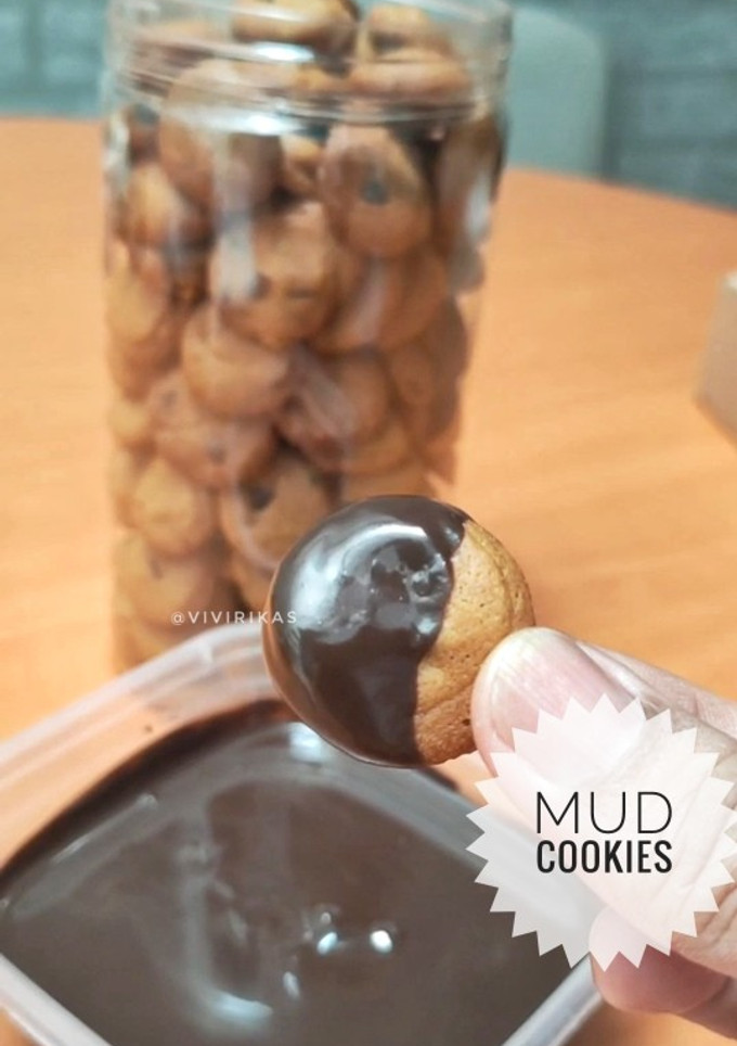 Foto resep Melted Choco Chip Cookies (Mud Cookies)