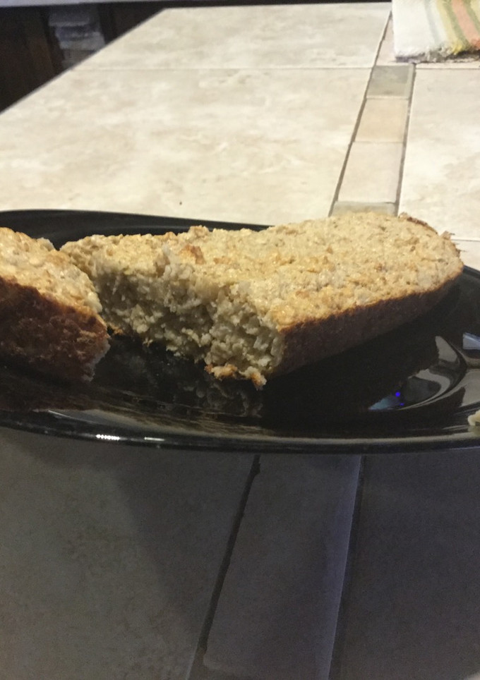 Una foto de Budín de avena y pera súper light