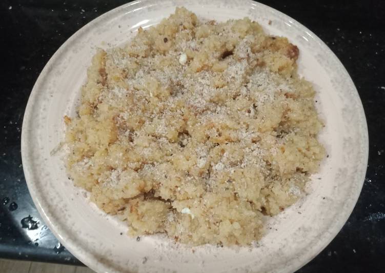 Simple Way to Prepare Title. Egg Bread Halwa in 19 Minutes for Young Wife