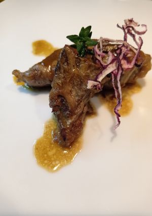 A picture of Pork Liver with Whiskey.