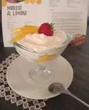 Mousse al limone e mango