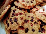 Una foto de galletas avena microondas