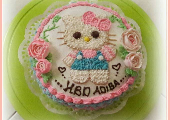 Anti Ribet, Bikin Pumpkin Cake Base Ultah baby 1 th Gampang