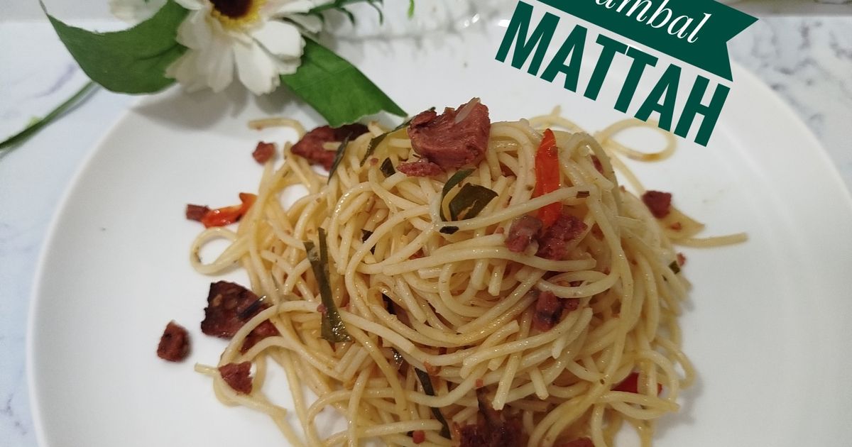 Spaghetti Sambal Mattah