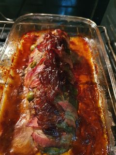 Una foto de Rollo de carne 🥩 molida o picada....
