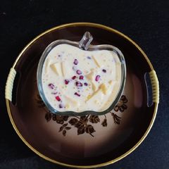 Sago fruit custard A picture of Sago fruit custard.