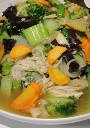 Foto resep Ca rainbow enoki
