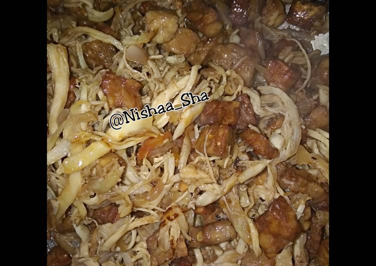 Oseng Ayam Suwir Tempe Dadakan