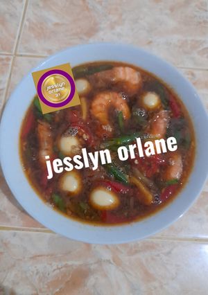 Foto resep Tauco Udang Telur Puyuh Jesslyn Orlane