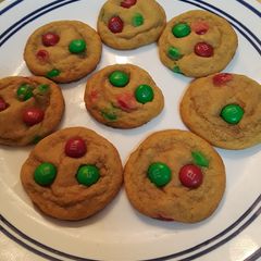 A picture of M&M Cookies.