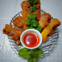 A picture of Stuffed Cottage Cheese Fritters.