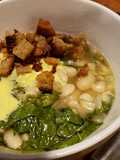 Rich Butter Beans with Greens, Toasted Bread, and Aioli