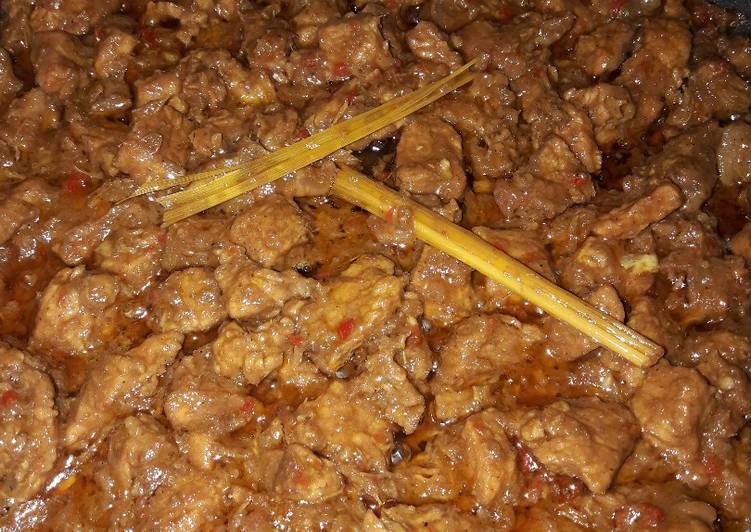 Tumis Daging Asam Manis