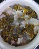 Canh vịt nấu măng, lá giang