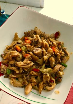 Foto resep Ayam Sambal Matah Suwir Ala Ala