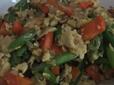 Tumis buncis telur