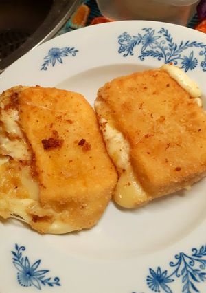 Trapistából tökéletes rántott sajt🧀🤗💝 recept fotója