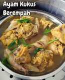 Resipi Berpantang : Ayam Kukus Berempah