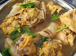 Gambar Resipi Berpantang : Ayam Kukus Berempah