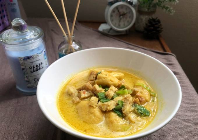 Cara Bikin Sayur Tahu Tempe Kuah santan Enak