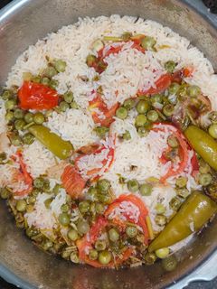 பச்சை பட்டாணி புலாவ்(green peas pulao recipe in tamil) செய்முறை முக்கிய புகைப்படம்