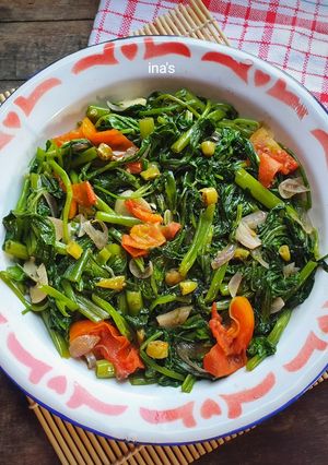 Foto resep Tumis Kangkung Terasi Cabe Hijau