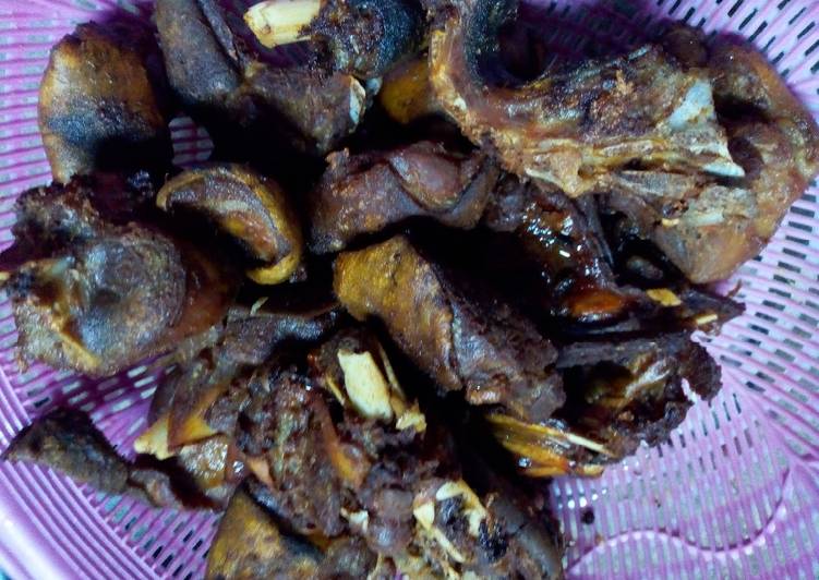 Simple Way to Make Quick Fried Goat meat