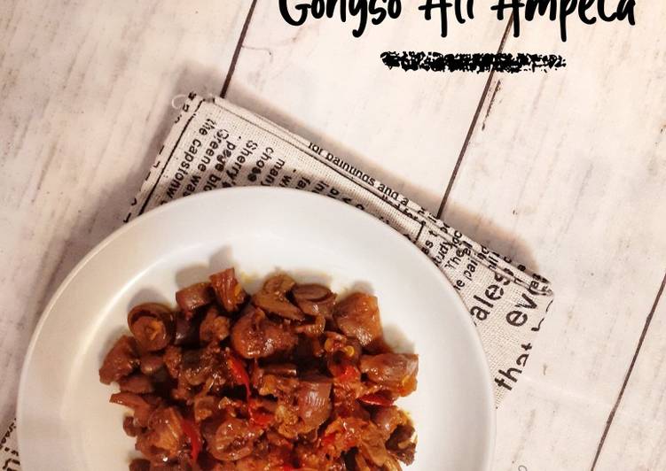 Resep Gongso Ati Ampela | Resep Bumbu Gongso Ati Ampela Yang Enak Banget