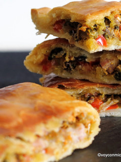 Una foto de Empanada de mejillones en conserva (receta exprés)