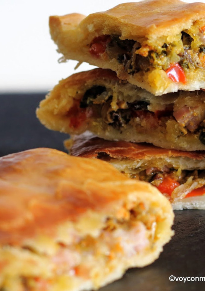 Una foto de Empanada de mejillones en conserva (receta exprés)