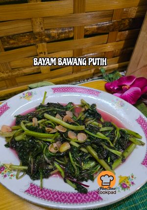 Gambar Bayam Bawang Putih