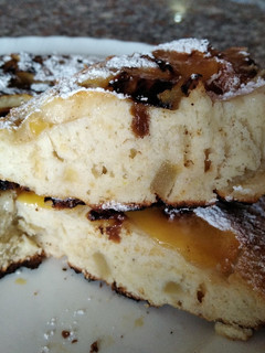 A picture of Torta di mele cottura in padella.