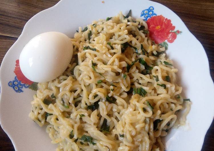 Step-by-Step Guide to Prepare Award-winning Indomie vegetable with boil egg