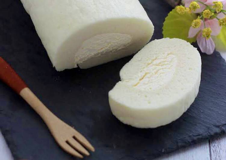 White roll cheese cake (dengan putih telur)
