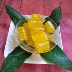 A picture of Kesar Angoori Petha.