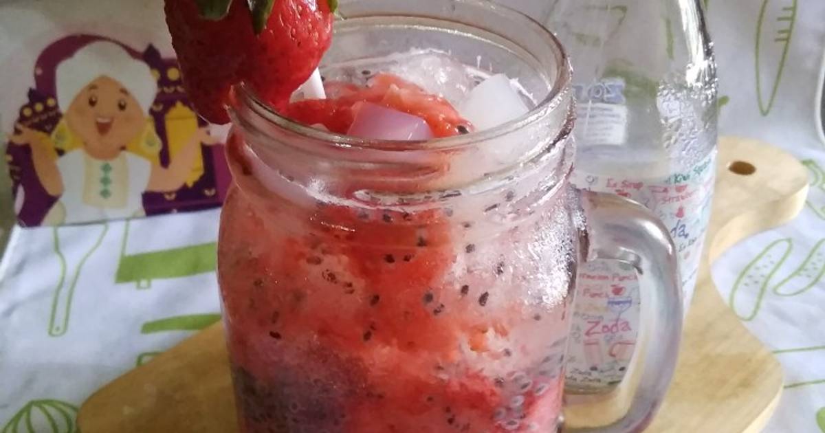 Resep Strawberry Squash oleh Rika Erviana Cookpad