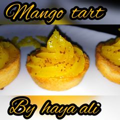 A picture of Mango tart.