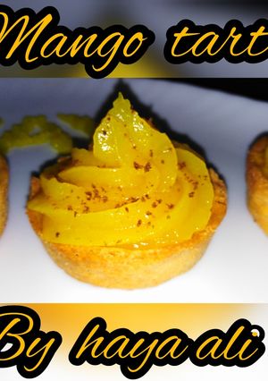 A picture of Mango tart.