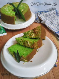 Foto resep Bolu Tape Pandan Keju
