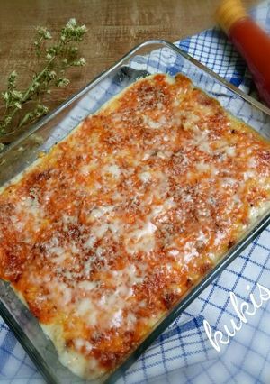 Foto resep Nasi Panggang Saos pizza