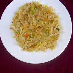 A picture of Steamed cabbage #authormarathon.